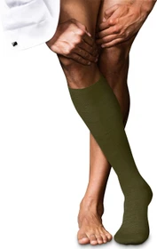 Falke No. 6 Finest Merino & Silk Socken artichoke (Herren)