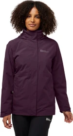 Jack Wolfskin Rotwand 3in1 Funktionsjacke midnight plum (Damen)