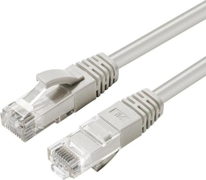 MicroConnect Patchkabel, Cat6, U/UTP, RJ-45/RJ-45, 10m, grau