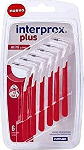 Dentaid Interprox Plus Interdentalbürste mini conical rot, 6 Stück