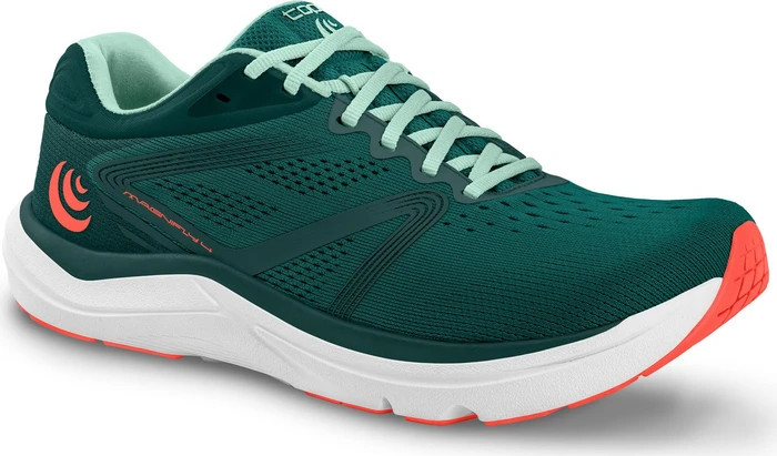 topo athletic Magnifly 4 emerald/coral (Damen)