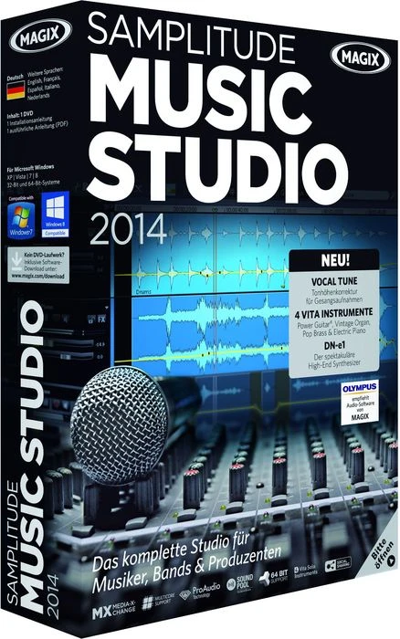 Magix Samplitude Music Studio 2014, ESD (deutsch) (PC)