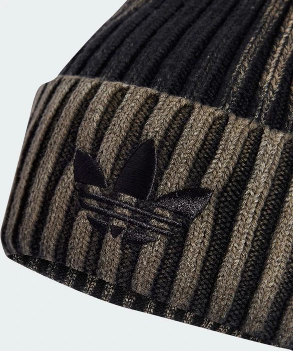 adidas Washed Beanie black/stone khaki