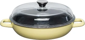 Riess Schmorpfanne mit Glasdeckel 28cm 2.6l lemon
