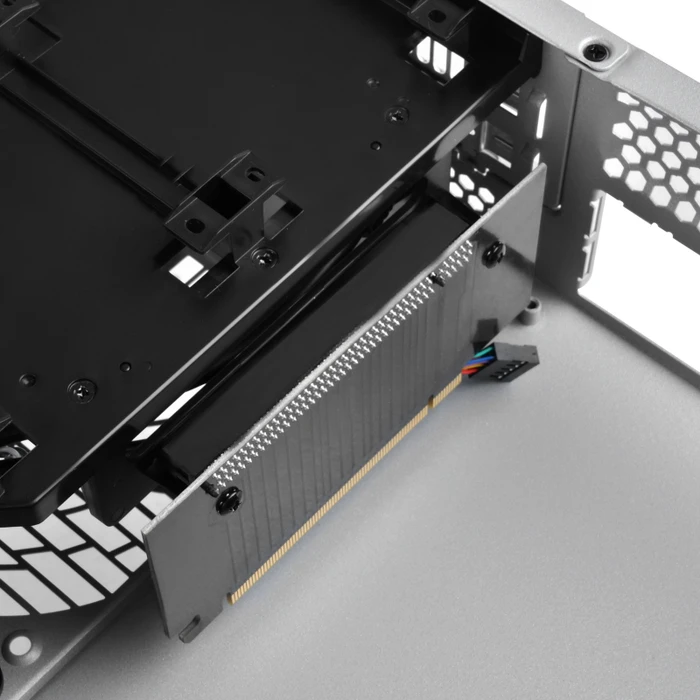 SilverStone Fortress FTZ01-E, silber, Mini-ITX