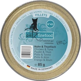 Catz finefood N°, 413 Huhn und Thunfisch in Jelly, 1.02kg (12x 85g)