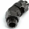 Aquatuning 45° Schlauchanschluss, G1/4" auf 13/10mm, schwarz vernickelt Vorschaubild