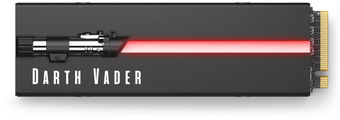 Seagate FireCuda 530 Heatsink SSD +Rescue - Lightsaber Collection Special Edition 2TB, M.2 2280 / M-Key / PCIe 4.0 x4, Kühlkörper