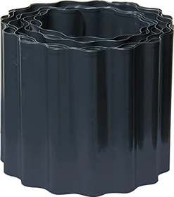 Bellissa Stahl Rasenkante Welle anthrazit 20x5000cm