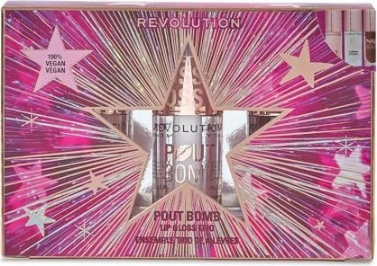 Revolution Beauty Pout Bomb Plumping Trio Gloss Geschenkset