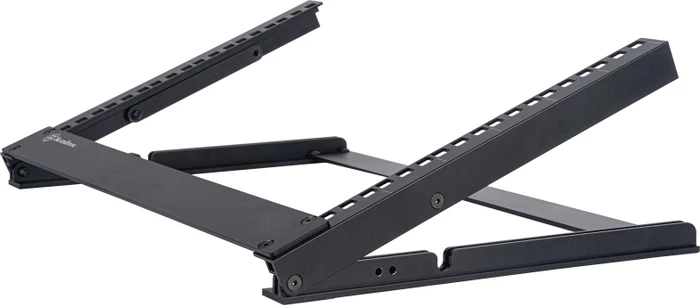 SilverStone 19" Open Frame Rack, RK06U-OF 6HE, Universalgestell, schwarz, 330mm tief