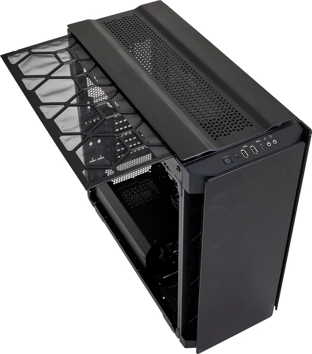 Corsair Obsidian 500D RGB SE, Glasfenster