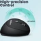 Perixx PERIMICE-819 Wireless Ergonomic Vertical Mouse schwarz, USB/Bluetooth Vorschaubild