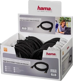 Hama HDMI Kabel schwarz, 0.75m