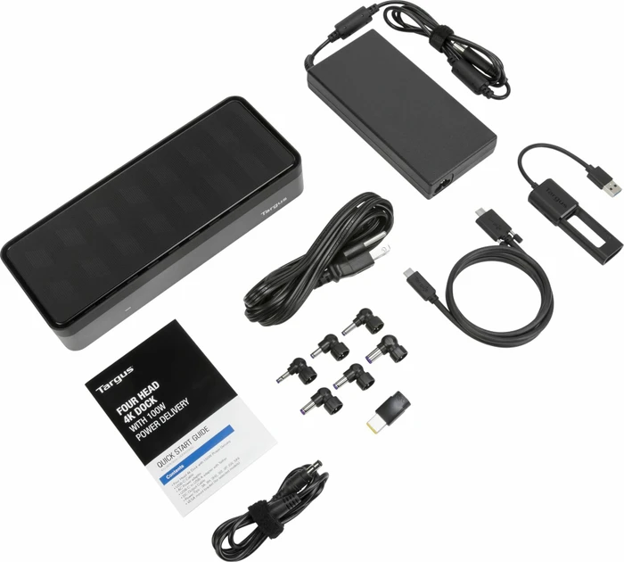 Targus USB-C Universal Quad 4K Docking Station, 100W Power Delivery