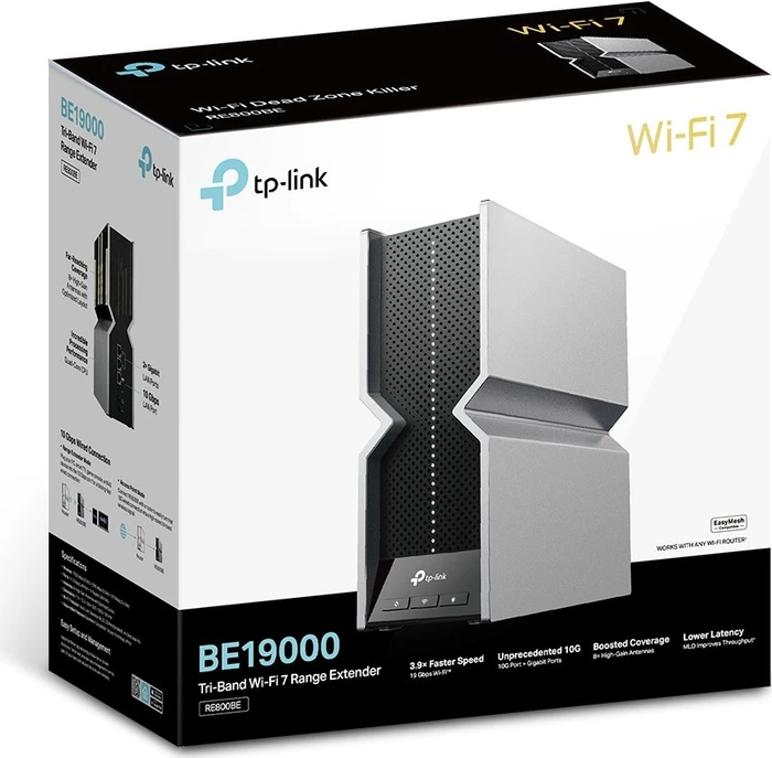 TP-Link RE800BE, Wi-Fi 7, BE19000