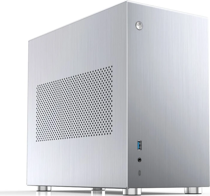 Jonsbo V10, silber, Mini-ITX