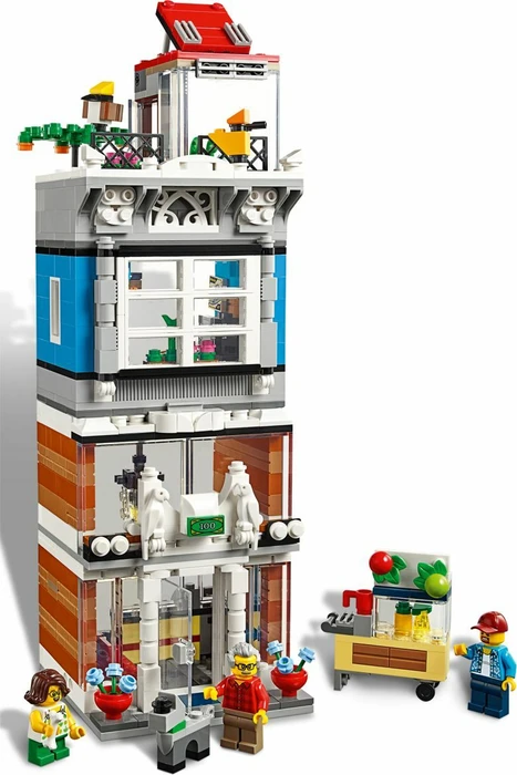 LEGO Creator 3in1 - Stadthaus mit Zoohandlung & Café