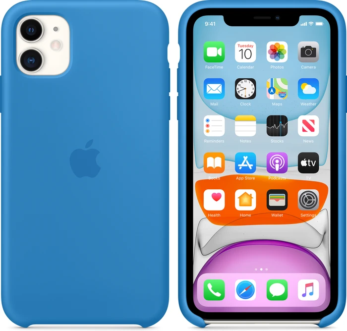 Apple Silikon Case für iPhone 11 surfblau