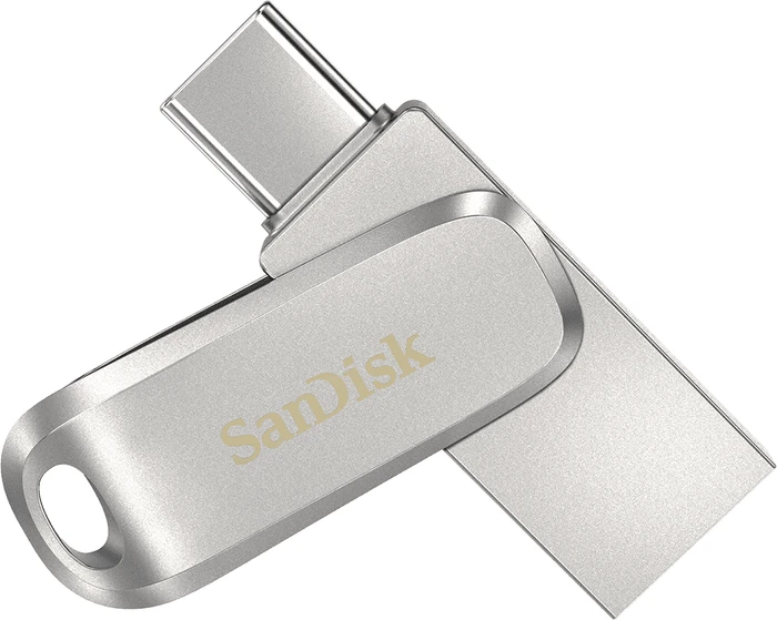 SanDisk Ultra Dual Drive Luxe 32GB silber, USB-A + USB-C, USB 3.2 Gen 1×1