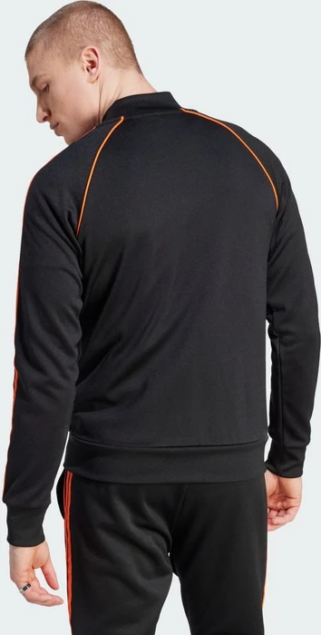 adidas Adicolor Classics SST Originals Trainingsjacke black/semi impact orange (Herren)