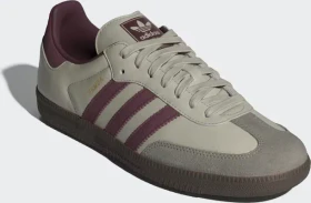 adidas Samba OG putty grey/maroon/gold metallic