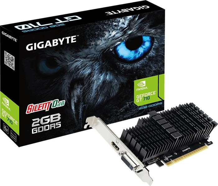 GIGABYTE GeForce GT 710, 2GB GDDR5, DVI, HDMI