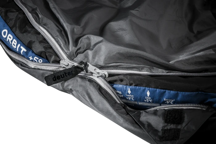 Deuter Orbit +5° L Mumienschlafsack granite/steel