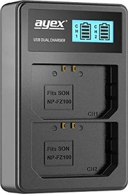 ayex USB Dual- Ladegerät für Sony Akku Typ NP-FZ100