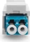 Digitus LWL/LWL-Kupplung, LC-Duplex auf LC-Duplex Kupplung, SM, OS2, Keystone-Modul Vorschaubild