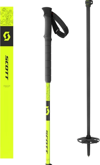 Scott Proguide SRS Alpin Skistock fluo yellow (Modell 2023/2024)