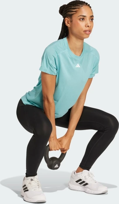 adidas Aeroready Train Essentials Minimal Branding Funktionsshirt kurzarm mint ton (Damen)