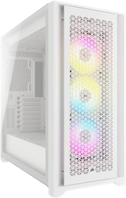 Corsair iCue 5000D RGB Airflow, weiß, Glasfenster