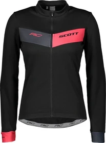 Scott RC Warm Trikot langarm black/azalea pink (Damen)