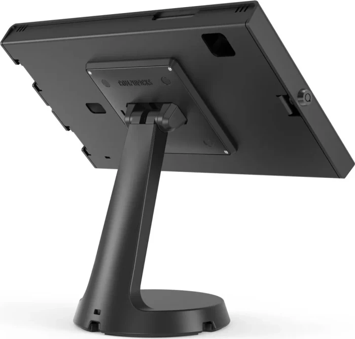 Compulocks Enclosure Mast Counter Stand/Wall Mount, Tablet-Stand für Samsung Galaxy Tab S9+/S9 FE+ 12.4", schwarz