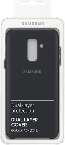 Samsung Dual Layer Cover für Galaxy A6+ (2018) schwarz