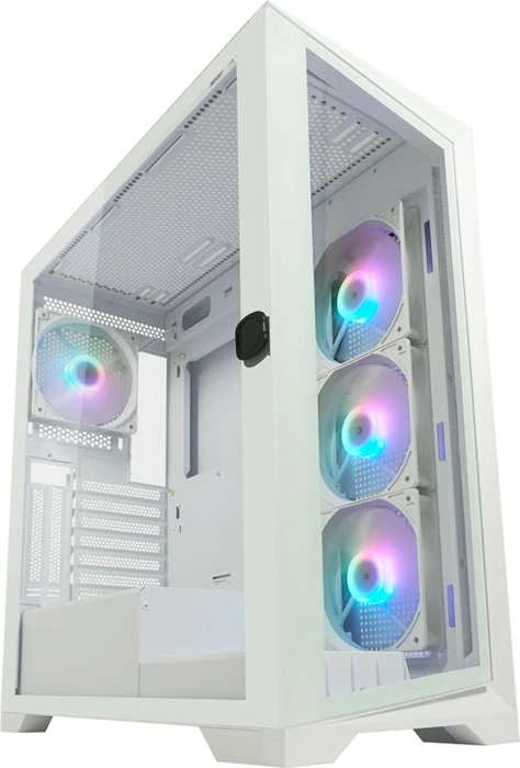 LC-Power Gaming 806W Crosswind_X, weiß, Glasfenster