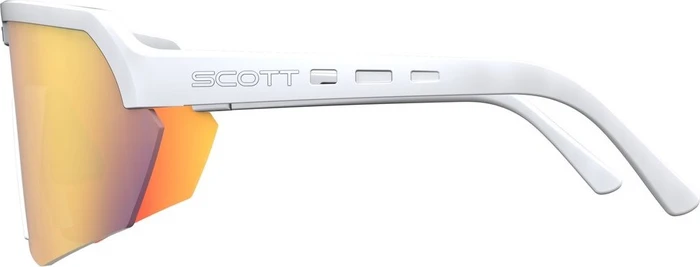 Scott Sport Shield white matt/red chrome