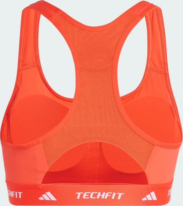 adidas TECHFIT Medium-Support Sport-BH bright red (Damen)