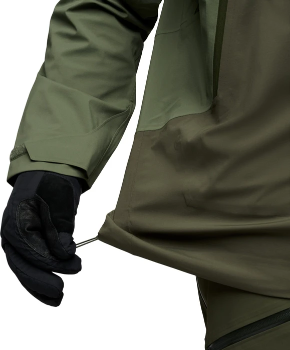 Black Diamond Recon LT Stretch Shell Skijacke tundra/dark moss (Herren)