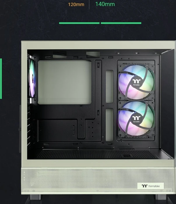 Thermaltake View 270 Plus TG ARGB Matcha Green, grün, Glasfenster