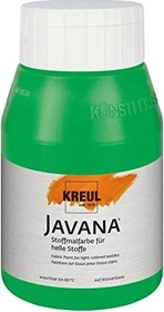 Kreul Javana Stoffmalfarbe für helle Stoffe, brillantgrün, 500ml