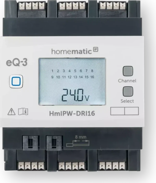 eQ-3 Homematic IP Wired Eingangsmodul 16-fach, 24V, 4TE