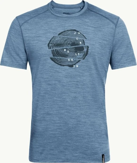 Jack Wolfskin Kammweg Funktionsshirt kurzarm elemental blue (Herren)