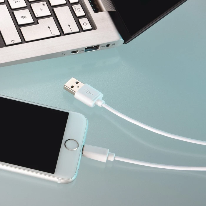 Hama Lade-/Datenkabel Apple Lightning/USB-A, 1.0m, weiß