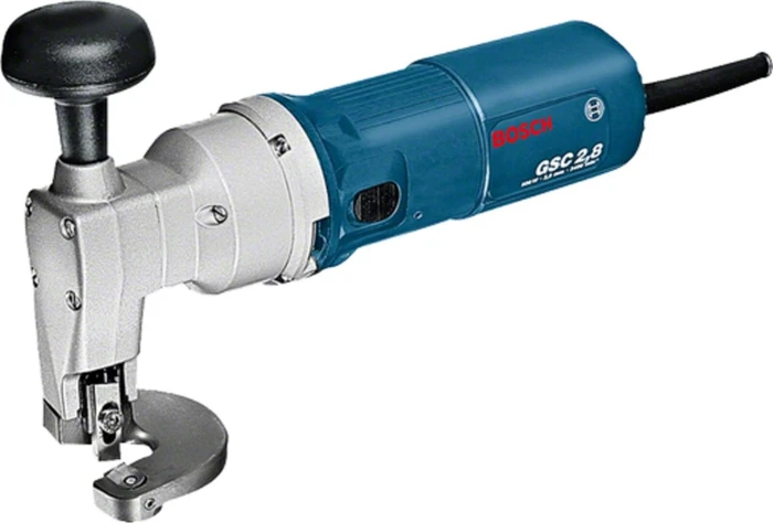 Bosch Professional Blechschere GSC 2,8 | 0601506103 | elektrisch 500 W | Stahl 2,8 mm | Kurvenschnitt | Blau Image