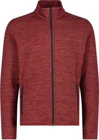 CMP Fleecestretch Jacke granata melange (Herren)