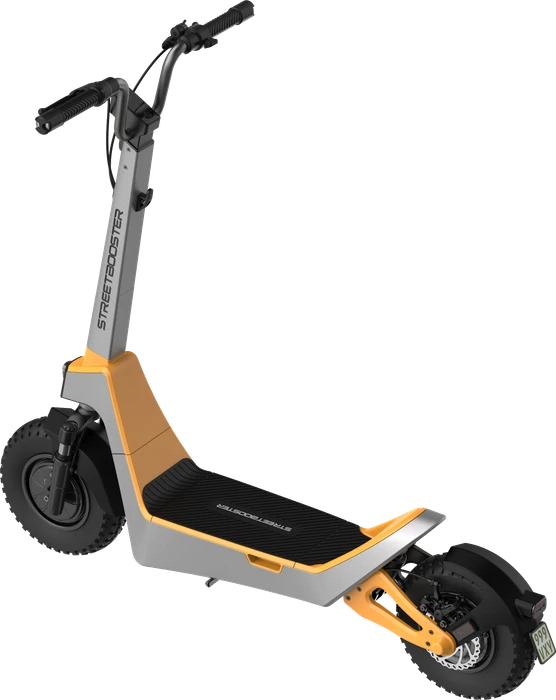 Streetbooster Castor Elektro-Roller silber 45km/h