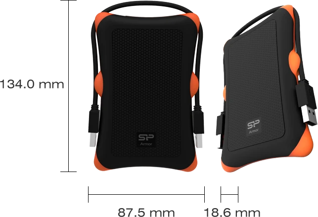 Silicon Power Armor A30, weiß, 1TB, USB-A 3.0