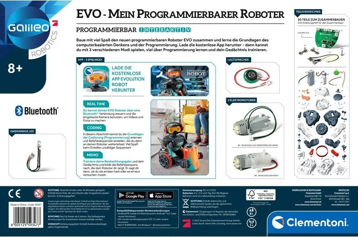 Clementoni Galileo EVO - Mein programmierbarer Roboter